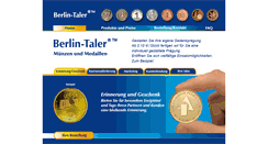 Desktop Screenshot of berlin-taler.de