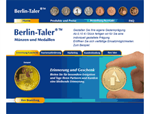 Tablet Screenshot of berlin-taler.de